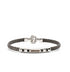 Pulsera de cadena tipo cuerda con detalles de diamantes